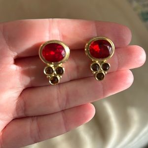 JEWELMINT Traffic Gem Earrings